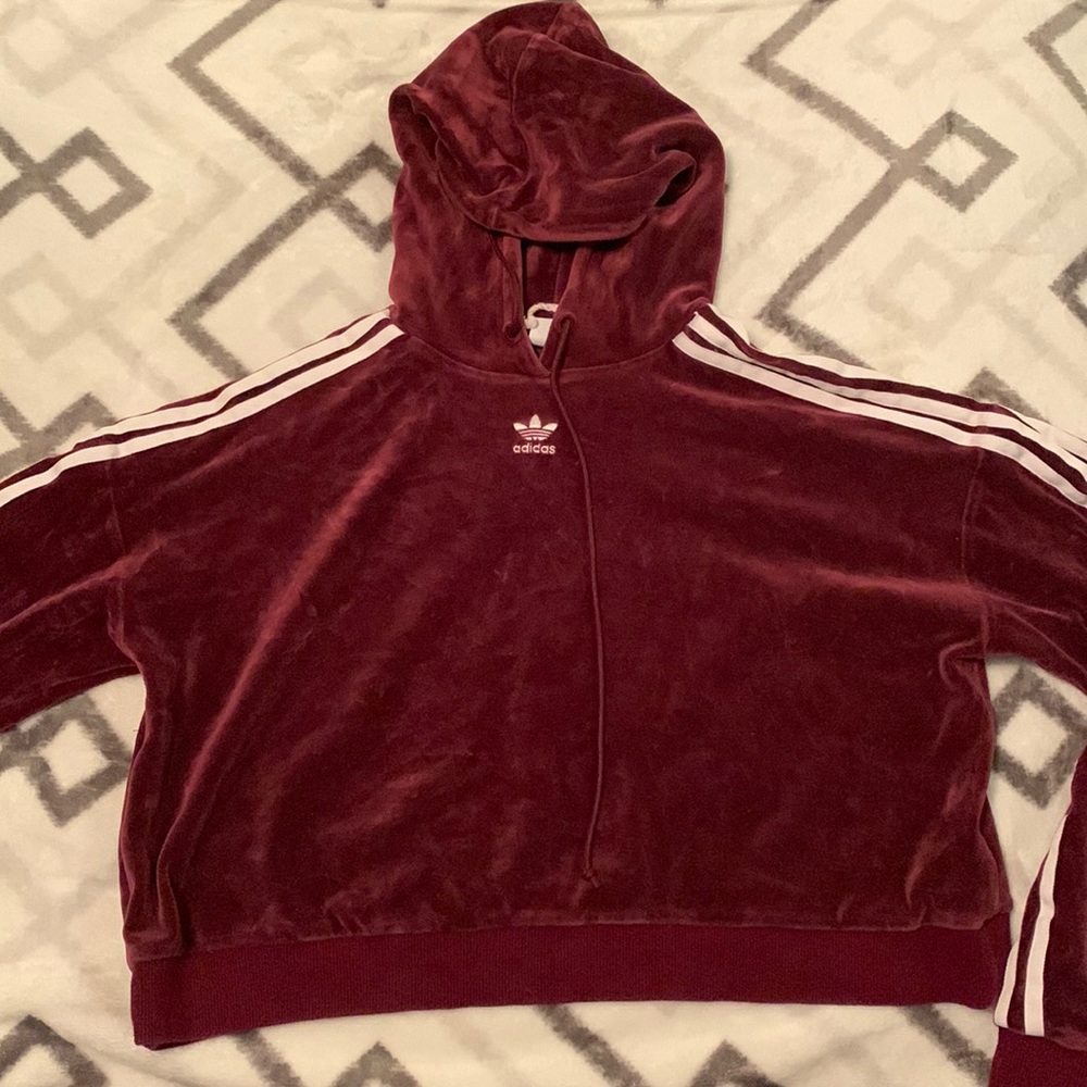 Adidas crop hoodie
